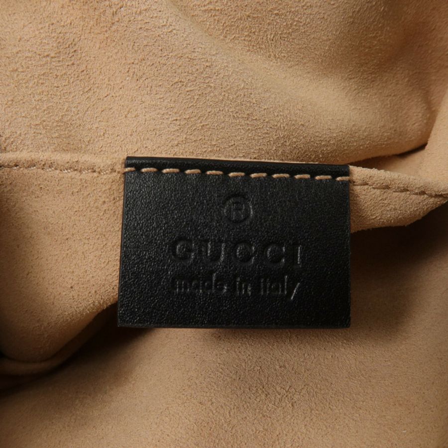 GUCCI 牛皮皮革GG Marmont Belt Bag腰包-6
