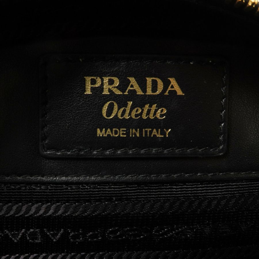 PRADA 牛皮皮革Odette Convertible Belt Bag腰包-6