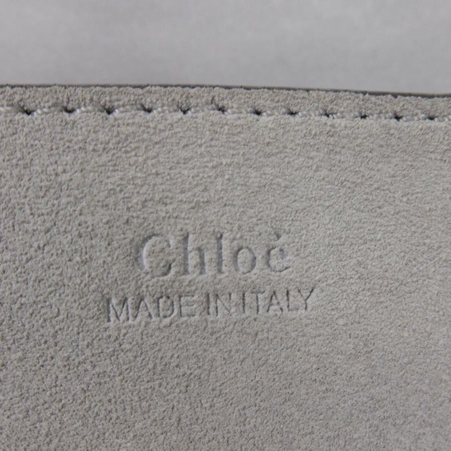 Chloe 牛皮皮革/絨布Drew鏈帶肩背袋-5