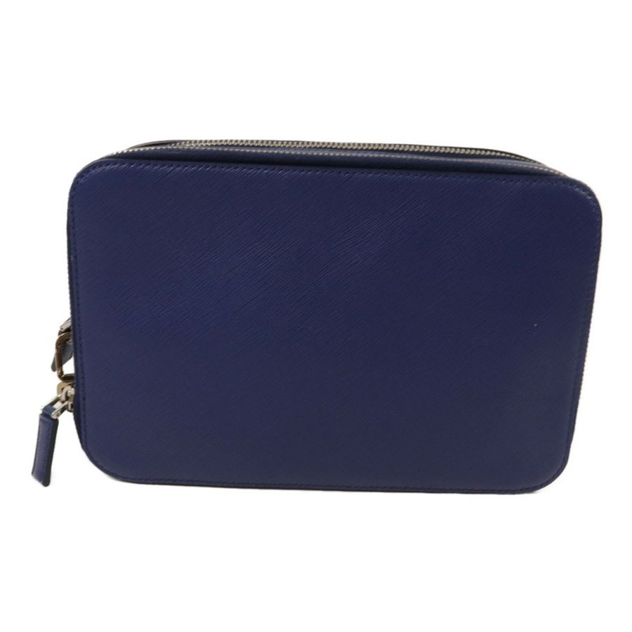 PRADA Saffiano皮革Double-Zipper Clutch手拿包-2