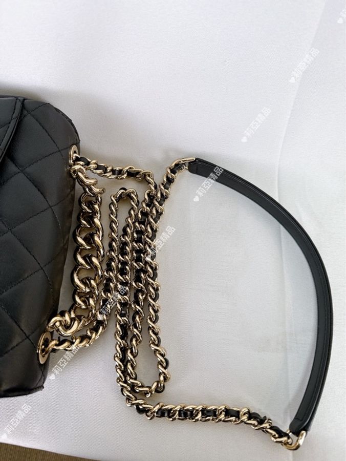 莉亞精品♡ Chanel AS1514 鉚釘口蓋包 二手美包-16