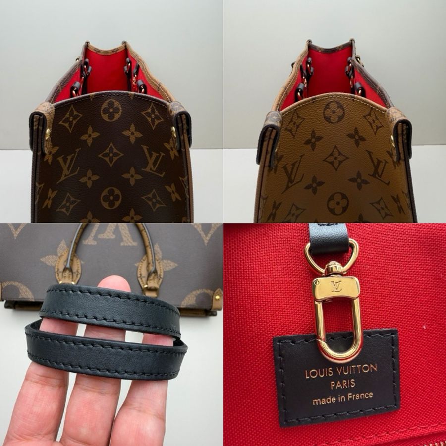 芯片款 LV Onthego老花拼色托特包 中號-8