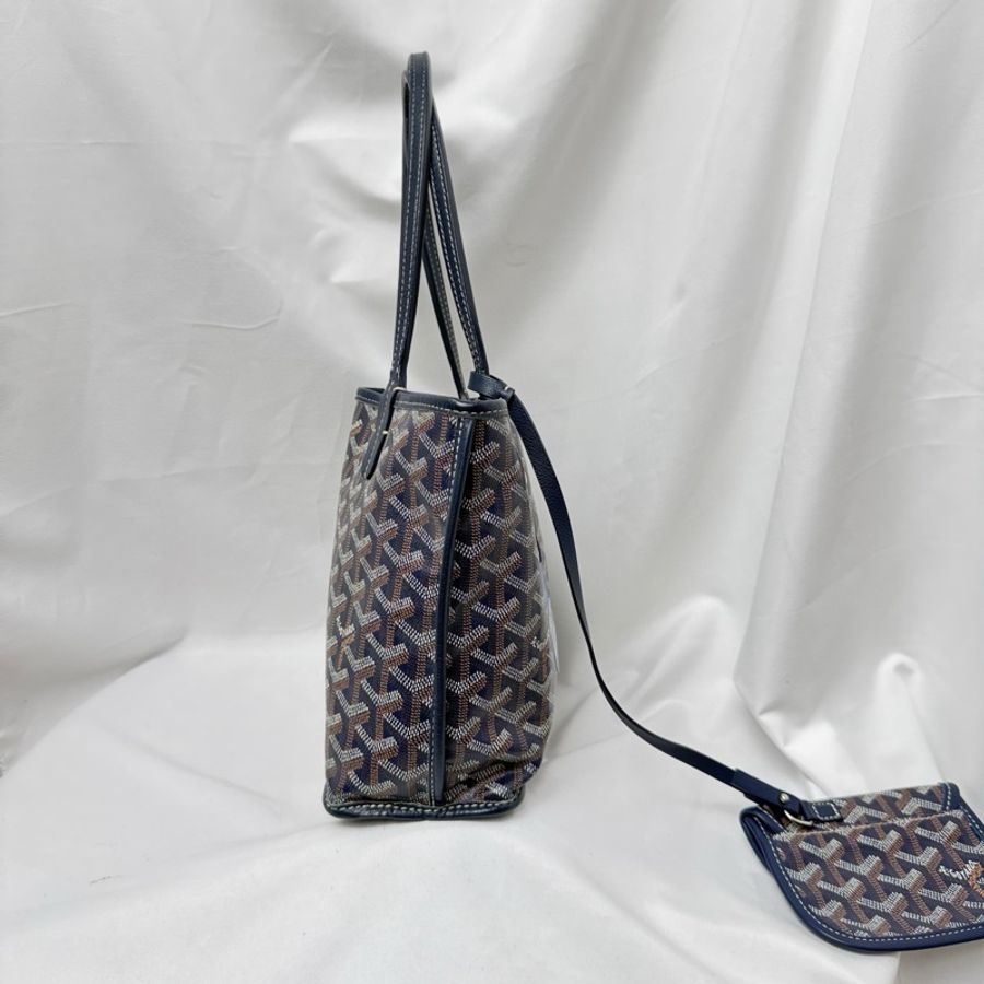 高雅德/Goyard ANJOU迷你包托特包子母包單肩包 藍色-3