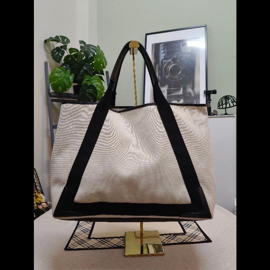 巴黎世家帆布托特包M號-9