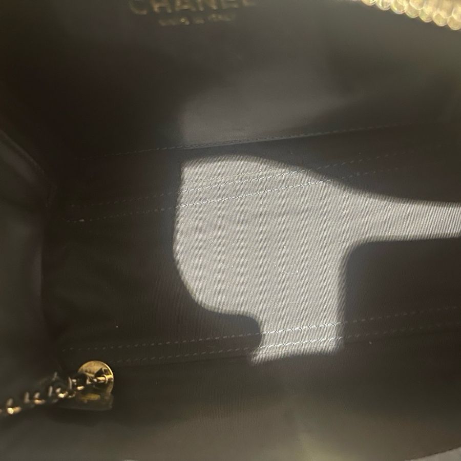 香奈兒Chanel復古小方盒子豆腐包,手提包斜挎包,瑪瑙藍-8