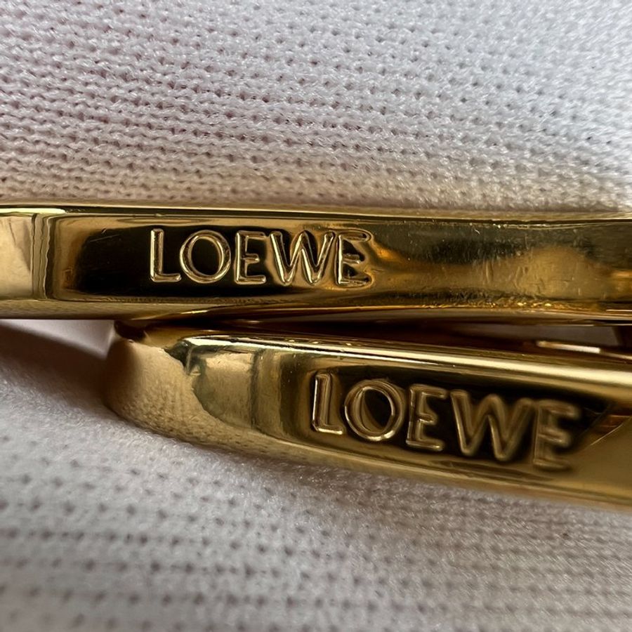 KÉSH 凱仕精品|LOEWE Mini Puzzle Bag 燕麥色斜背包|羅威迷你拼圖包 Light Oat 小牛皮肩背包|金釦兩用包-21