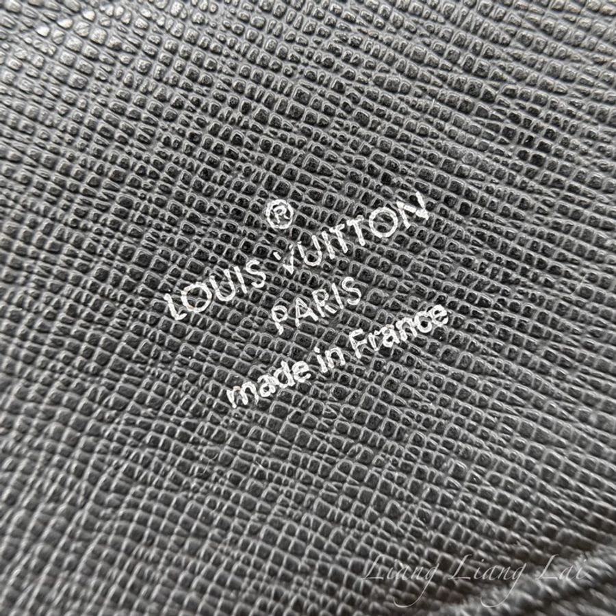 LOUIS VUITTON LV Taïga Zippy Organizer 灰黑色拉鍊手拿長夾|商務收納夾-4