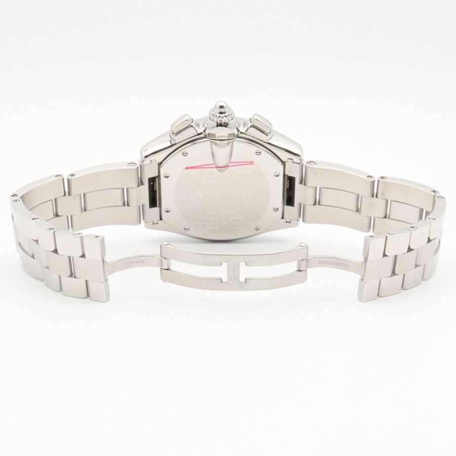 卡地亞 Roadster Chronograph XL 腕錶,不鏽鋼材質,男款,黑色 (W62020X6)-3