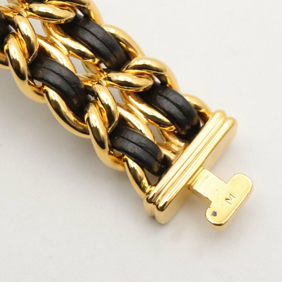 香奈兒 (Chanel) CHANEL Première M 系列腕錶,鍍金皮革錶帶,女士款,黑色,H0001-13