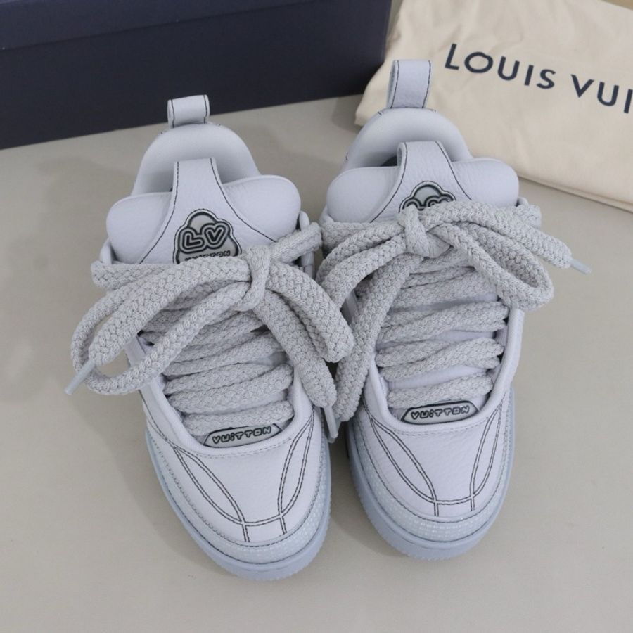 Louis Vuitton 路易威登Skate 胖丁板鞋女鞋,35.5碼 配件防塵袋盒子-2