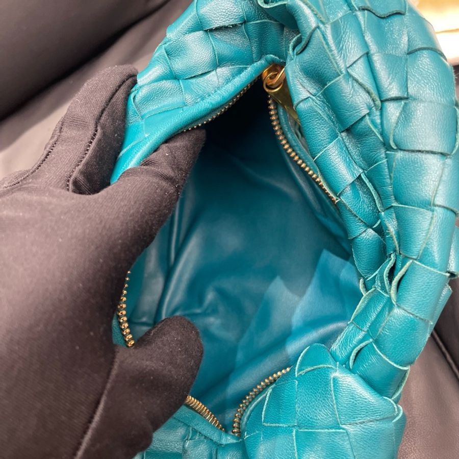 葆蝶家/Bottega Veneta BV Jodie mini 雙面編織皮革 手拿包-5