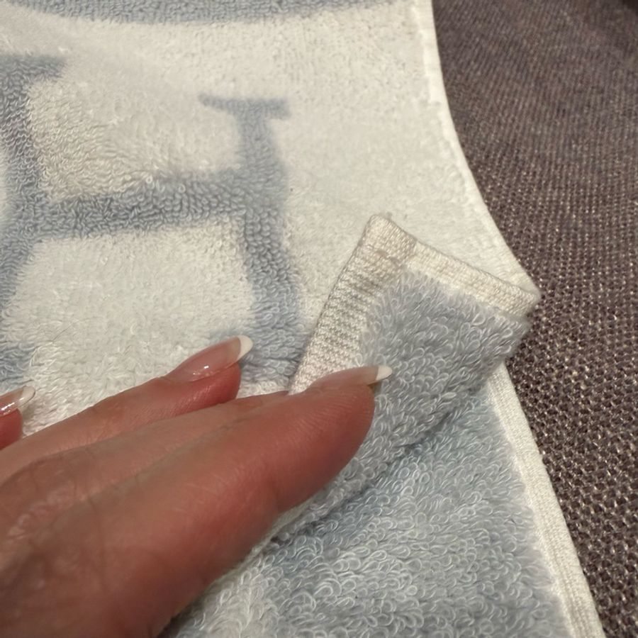 Hermes 閒置Avalon毛巾/兒童浴巾 冰川藍-11