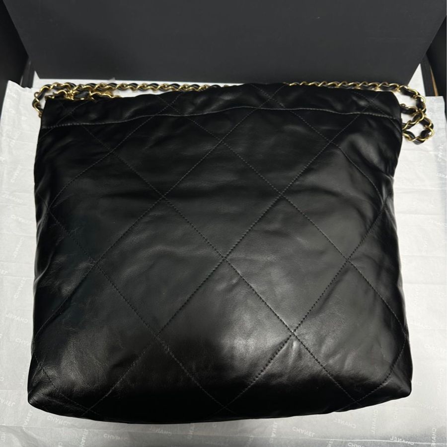 Chanel 22bag HoboBag黑金小號垃圾袋 #全新全配🈶購證 #全網最低💰-13