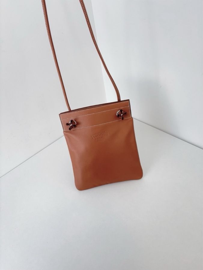 Hermes 愛馬仕 金棕銀扣-7