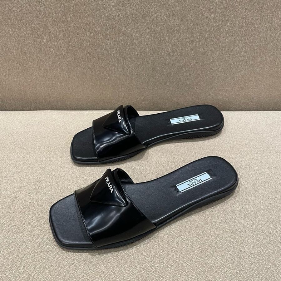 Prada 普拉達 黑色拖鞋 36碼-1