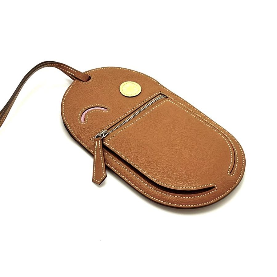 HERMES 笑臉手機包 12*20 98新配件塵袋-4