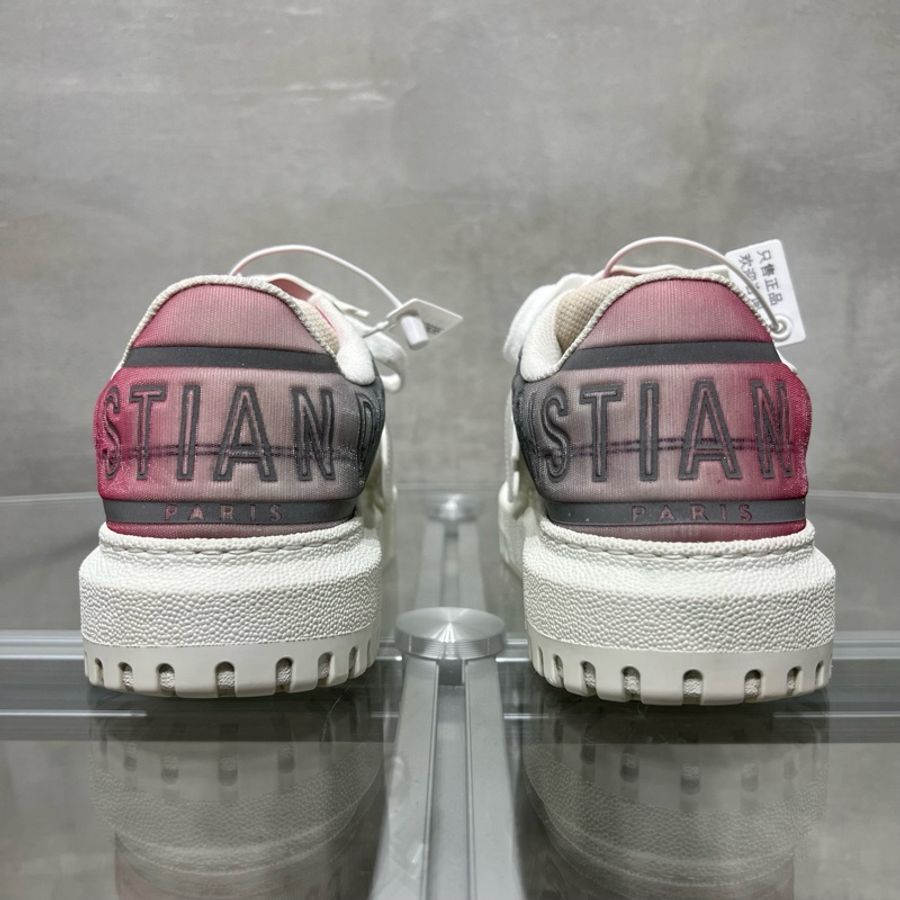 Dior/迪奧 粉白 厚底貝殼鞋 尺碼/37.5碼-5