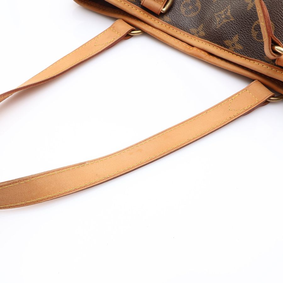 棕色 原花帆布 Batignolles Horizontal 肩背包【LOUIS VUITTON LV 路易威登】 M51154-8
