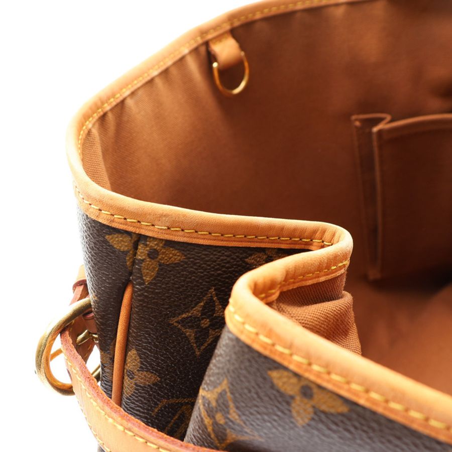 棕色 原花帆布 Batignolles Horizontal 肩背包【LOUIS VUITTON LV 路易威登】 M51154-9
