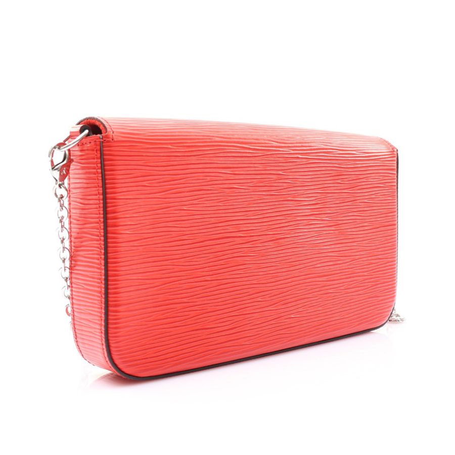 紅色 EPI水波紋 Pochette Felicie 鏈帶肩背包【LOUIS VUITTON LV 路易威登】 M41559-1