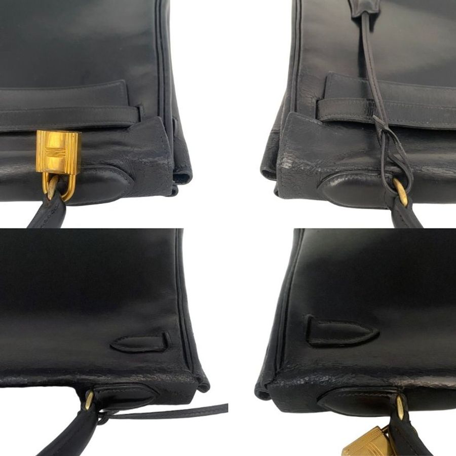 愛馬仕 Hermes Kelly 32 Box Calf 黑色 金扣 GHW 凱莉32 中古-15