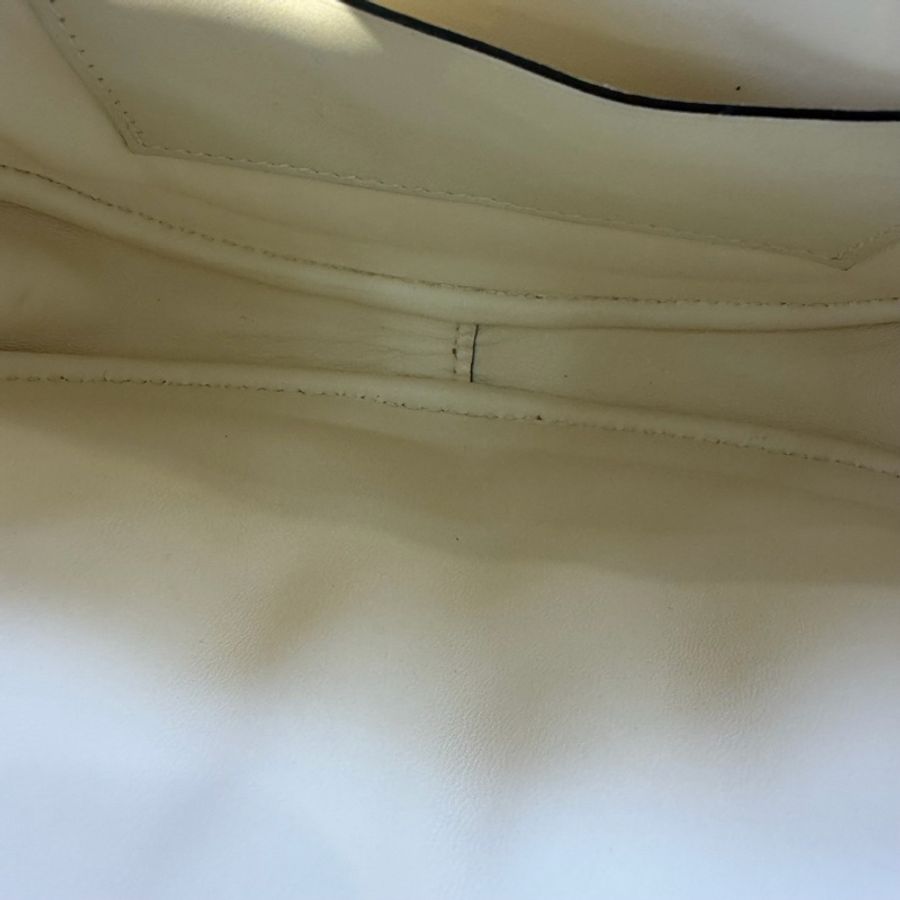 Hermes/愛馬仕 奶油白斜挎包 Roulis豬鼻子腰包 W刻-7