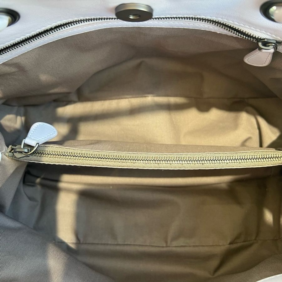 Bottega Veneta 葆蝶家 紫色編織手提包 底長29-5