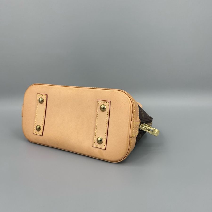 LouisVuitton 路易威登 Alma BB貝殼老花手提斜挎包 尺寸24*18-7
