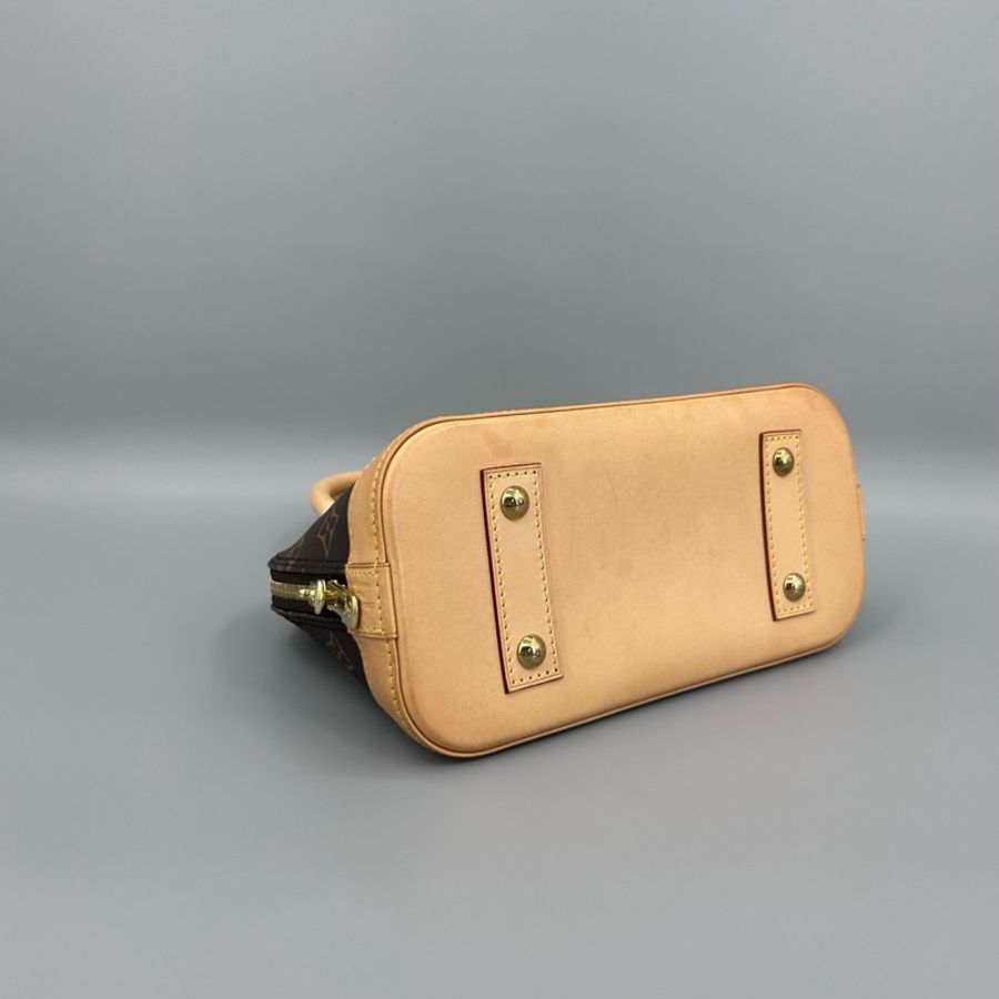 LouisVuitton 路易威登 Alma BB貝殼老花手提斜挎包 尺寸24*18-8