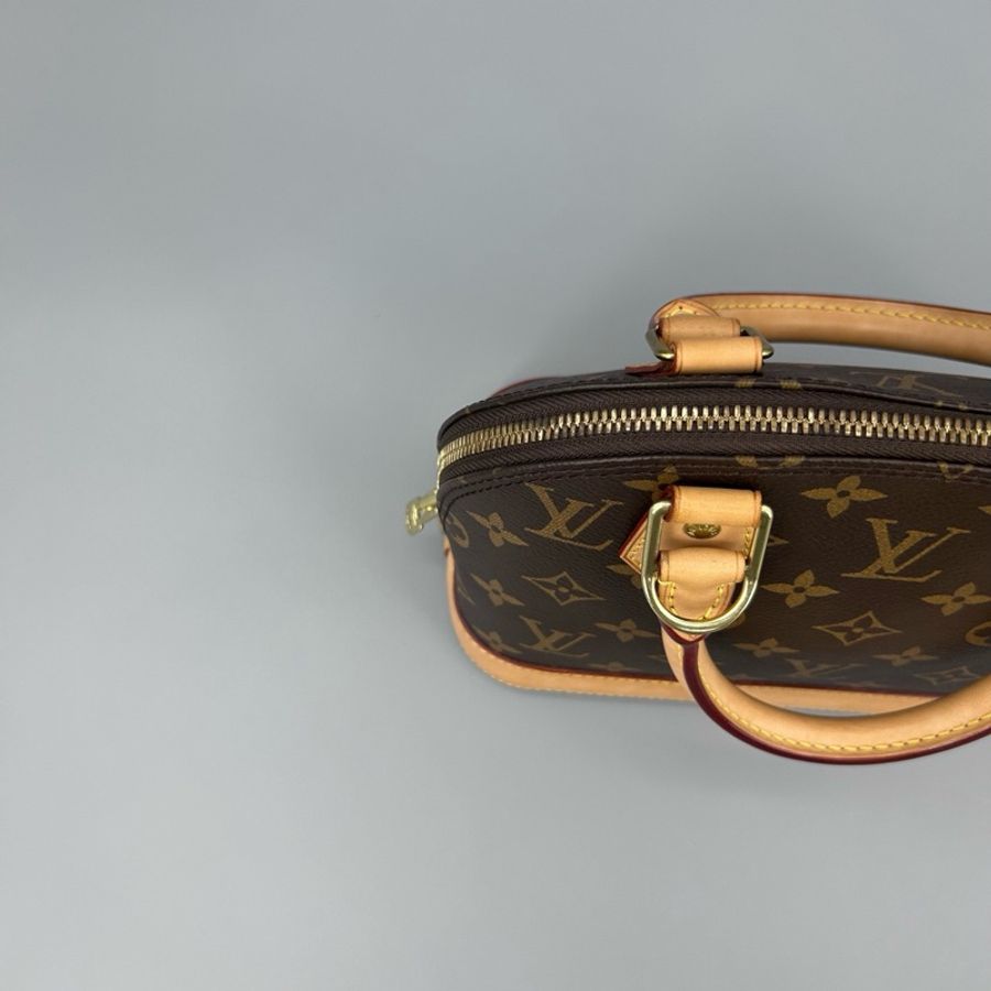LouisVuitton 路易威登 Alma BB貝殼老花手提斜挎包 尺寸24*18-10