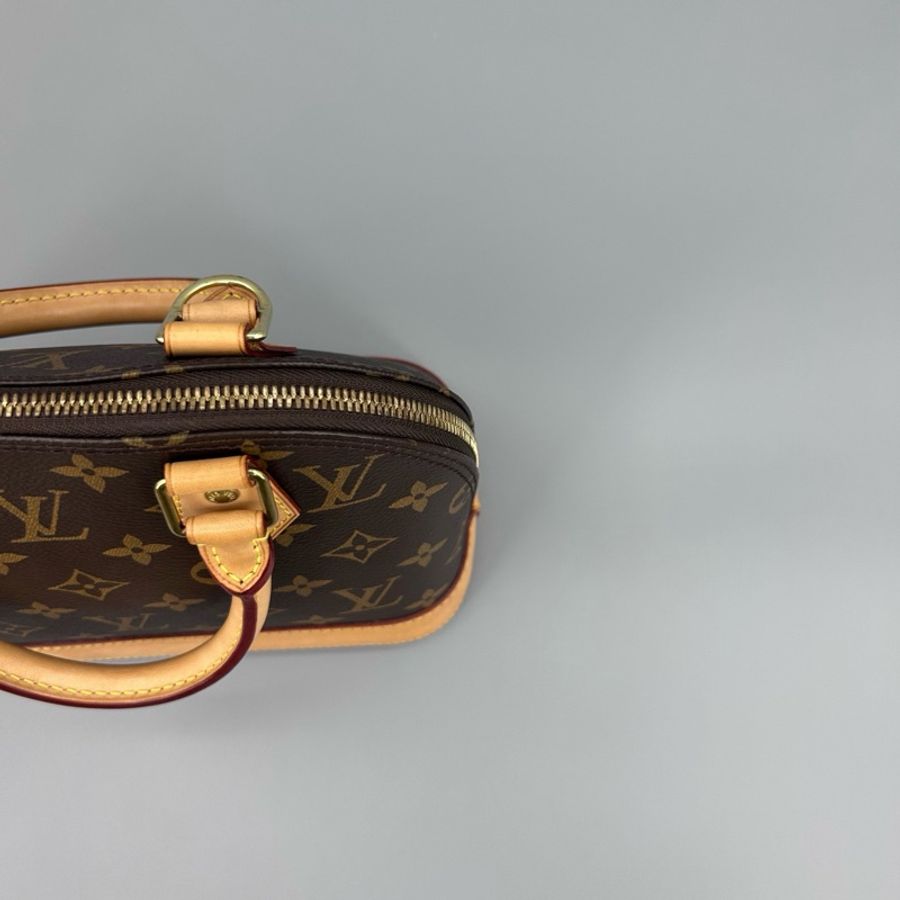 LouisVuitton 路易威登 Alma BB貝殼老花手提斜挎包 尺寸24*18-11