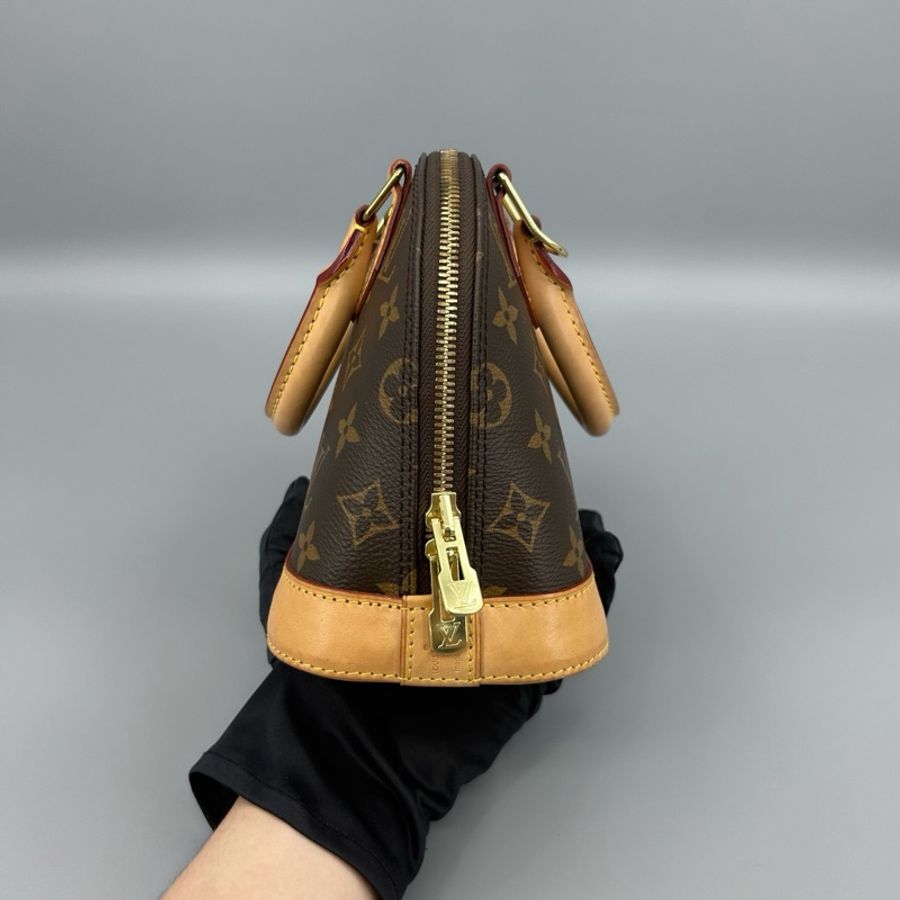 LouisVuitton 路易威登 Alma BB貝殼老花手提斜挎包 尺寸24*18-13