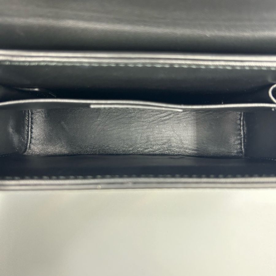Dior 迪奧 黑金蒙田box單肩斜挎包 17.5*12-9