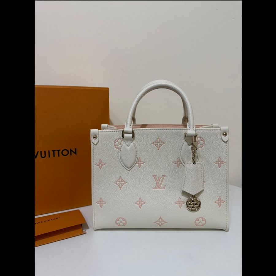 Lv on the go草莓牛奶 托特包 小號 99新✨️-3