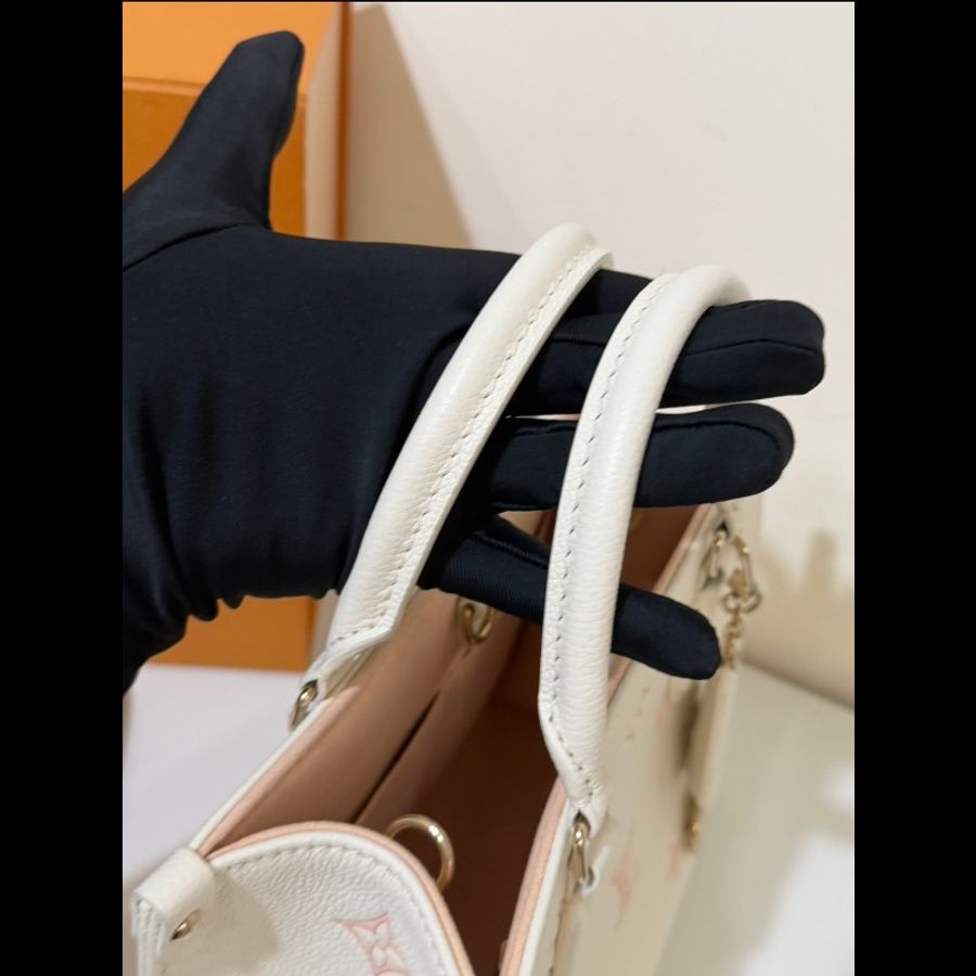 Lv on the go草莓牛奶 托特包 小號 99新✨️-7