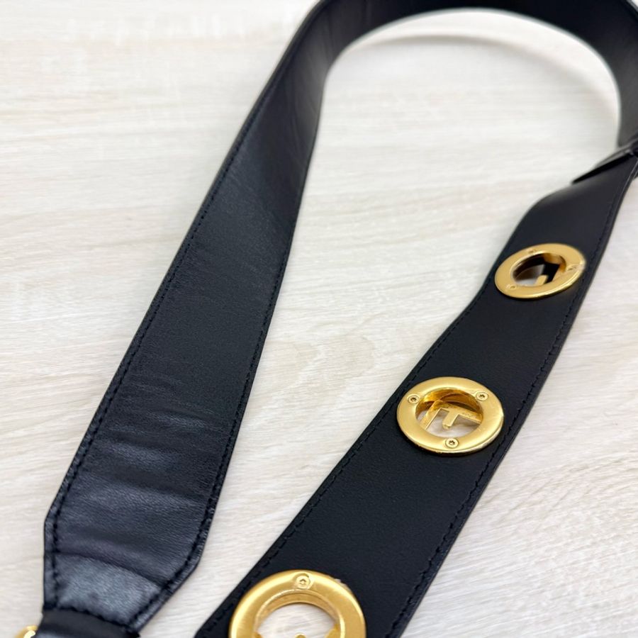 Fendi🤎棕色雙F老花相機包8BT287-13