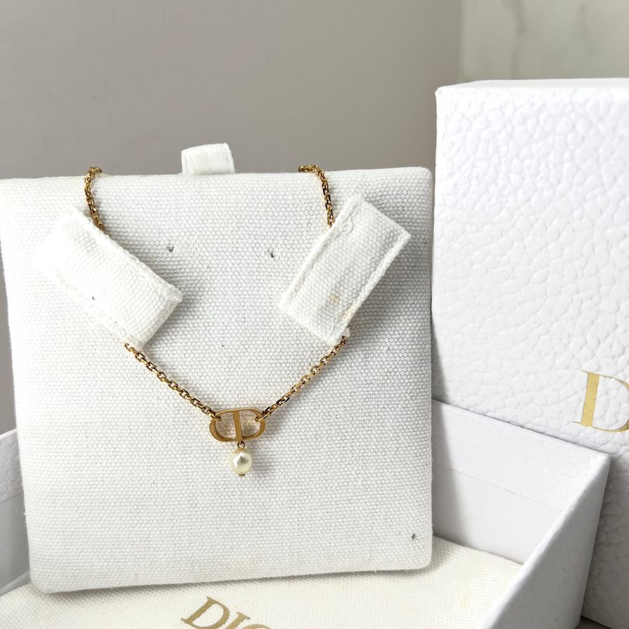 香緹國際精品 Dior 珍珠 logo項鍊 1108-0
