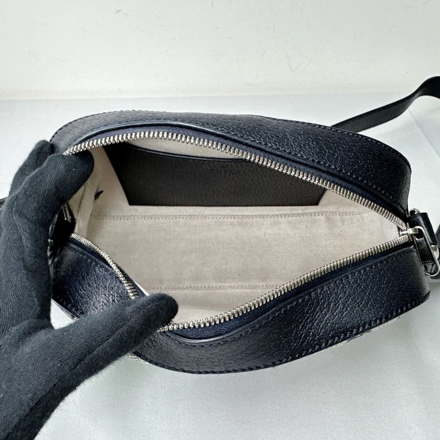 GUCCI Ophidia深藍帆布相機包-6
