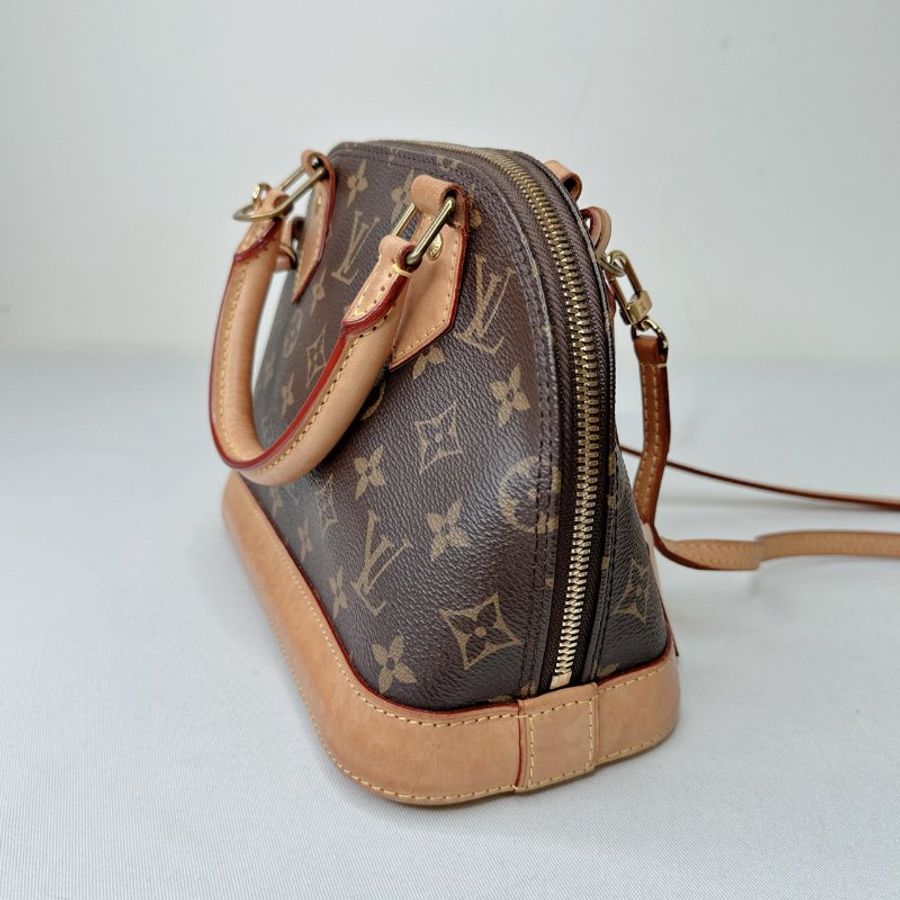 LV Alma BB老花艾瑪手提斜背包-4