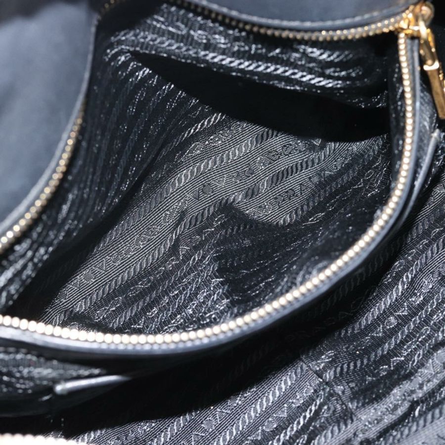 【日本直送】PRADA 尼龍雙肩包 黑色 金色 正品 188755A-24