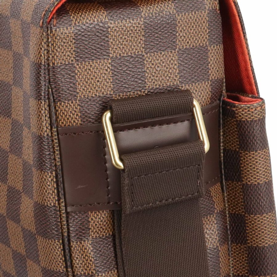 路易威登 Broadway Damier 肩背包/手提包,帆布材質,貨號 N42270,棕色,男士款,LOUIS VUITTON-6