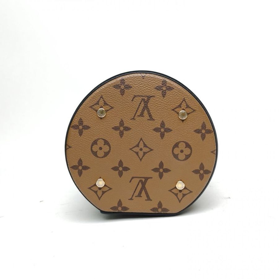 LOUIS VUITTON CANNES圓桶包拼色PVC2019老花肩背包-4