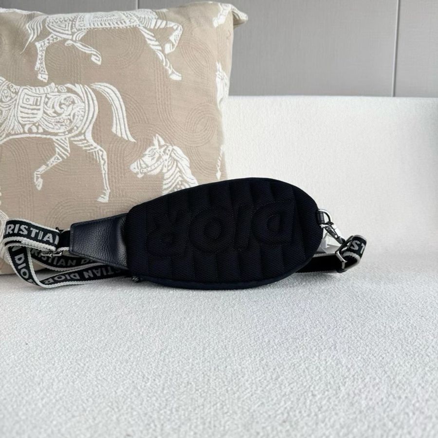 【威選精品】🖤 Dior 黑色滿印老花 Scarab 腰包/胸包 🖤-4