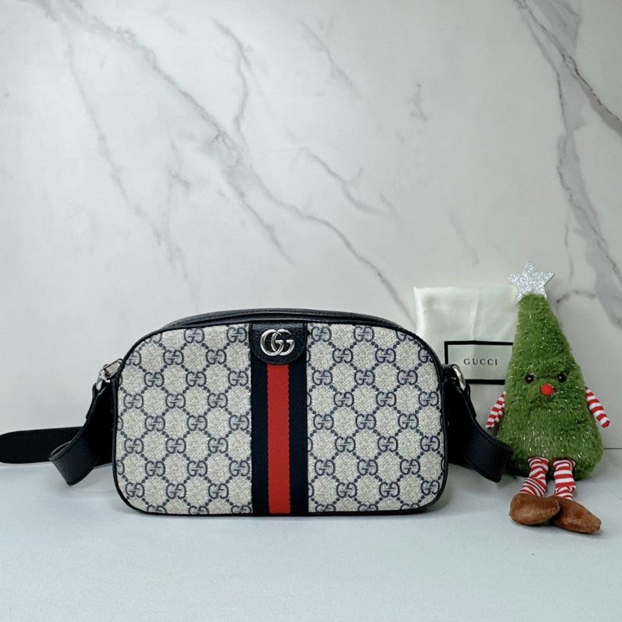 GUCCI Ophidia帆布斜背包-0