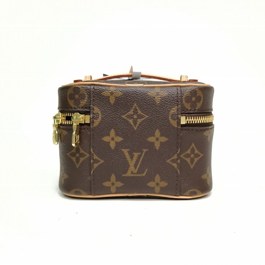 LOUIS VUITTON Nice化妝包Nano老花PVC晶片肩背包-2