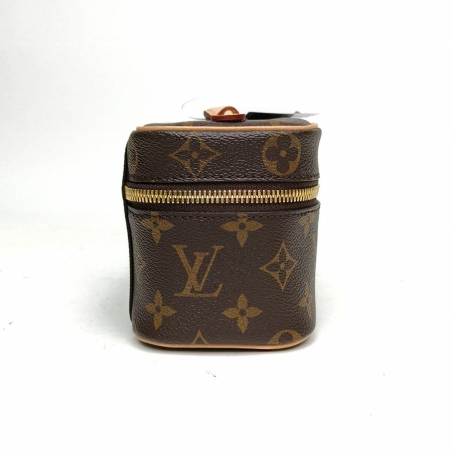 LOUIS VUITTON Nice化妝包Nano老花PVC晶片肩背包-3