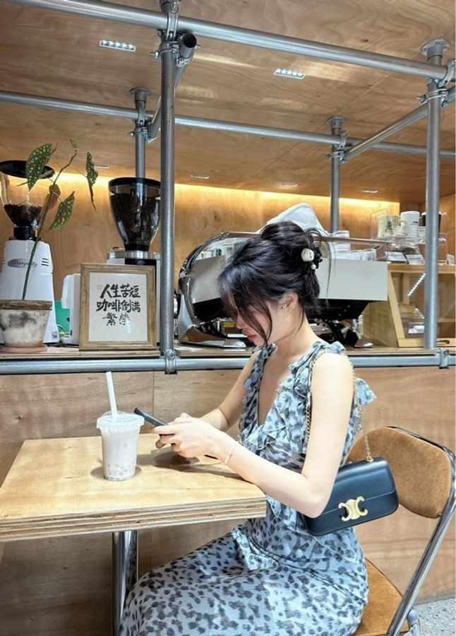 #99新 黑金凱旋門鏈條 🔥Celine賽琳法棍包-1