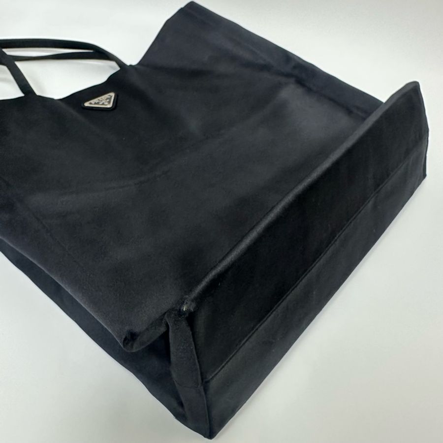 【赫蒂國際精品】 Prada Tessuto 經典黑色尼龍托特包 vintage 二手 中古-14