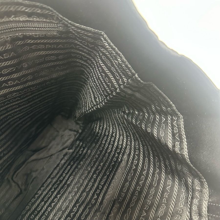 【赫蒂國際精品】 Prada Tessuto 經典黑色尼龍托特包 vintage 二手 中古-20