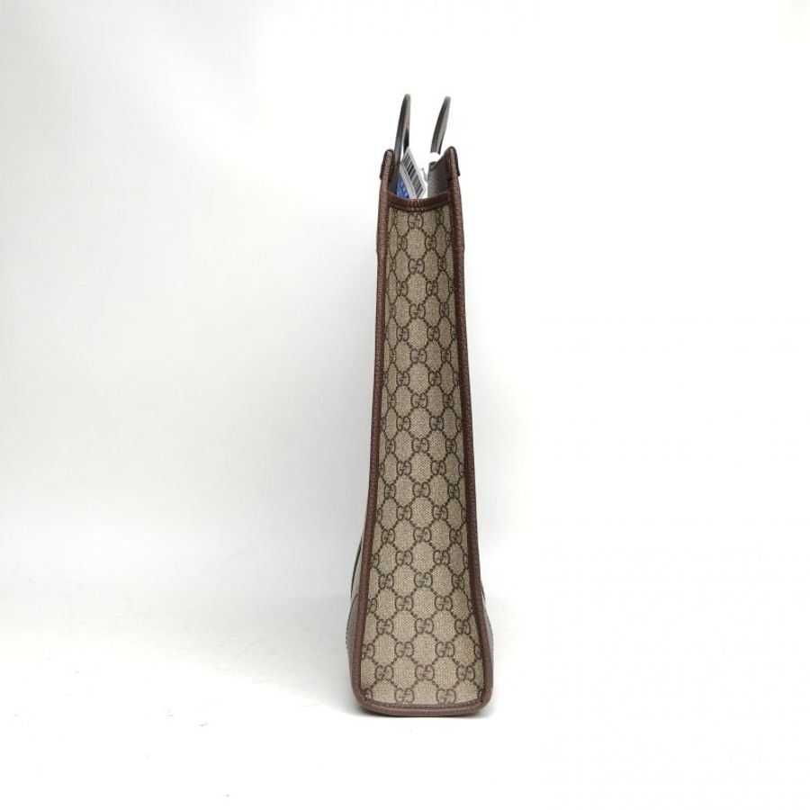 GUCCI 老花PVC金扣ophidia系列經典手提包肩背包-3